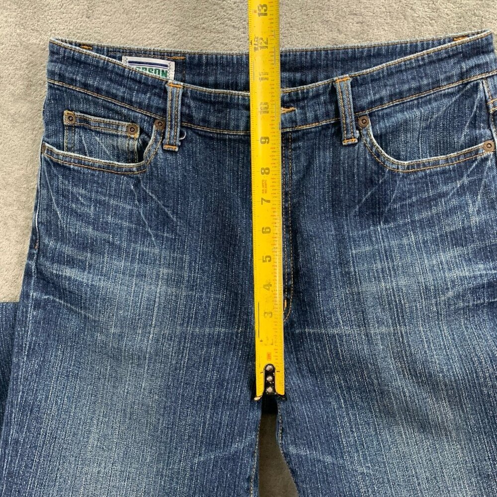 Vintage Bobson Jeans Mens Size 30x29” Japanese Denim Blue Whiskers Cotton Blend - Picture 9 of 13